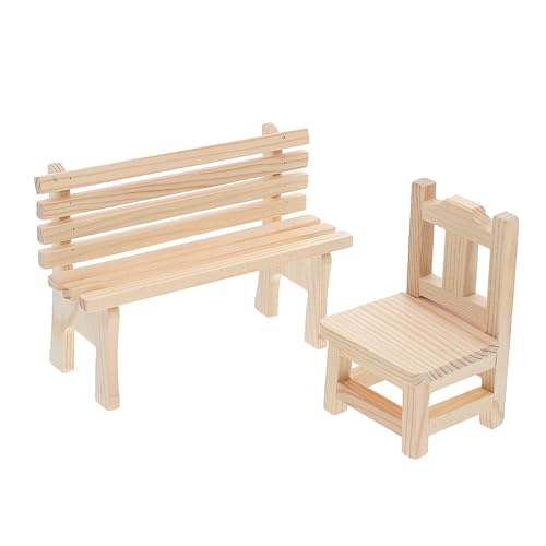 SHINEOFI 2 Stück Miniatur Holzbank Teilig Puppenstubenzubehör Miniaturhaus Dekoration Holzsitzbank Sitzgelegenheit für Puppenhaus Wohnzimmer Schlafzimmer Küche SHINEOFI 2 Stück Miniatur Holzbank Teilig Puppenstubenzubehör Miniaturhaus Dekoration Holzsitzbank Sitzgelegenheit für Puppenhaus Wohnzimmer Schlafzimmer Küche von SHINEOFI