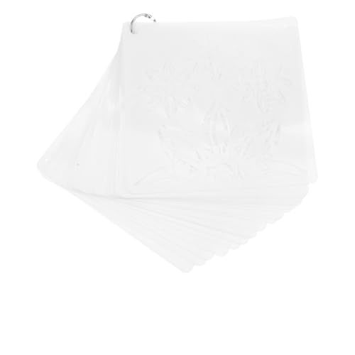 SHINEOFI 20 Stück Blumenpflanze Vorlage bastel Materialien bastelvorlagen Wiederverwendbare Schablonen Schminkschablonen entsprungen Wiederverwendbare Federschablonen Blumenvorlage Plastik SHINEOFI 20 Stück Blumenpflanze Vorlage bastel Materialien bastelvorlagen Wiederverwendbare Schablonen Schminkschablonen entsprungen Wiederverwendbare Federschablonen Blumenvorlage Plastik von SHINEOFI