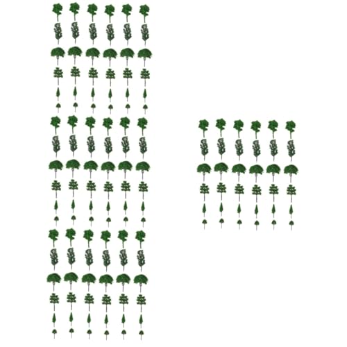 SHINEOFI 280 STK Baummodell Sandkasten-Miniaturen Mini gefälschte Bäume Ornament Pflanzendekor Modellbäume Minibaum zum Basteln Anlage Modellbaum Spielzeug schmücken Dekorationen Plastik von SHINEOFI