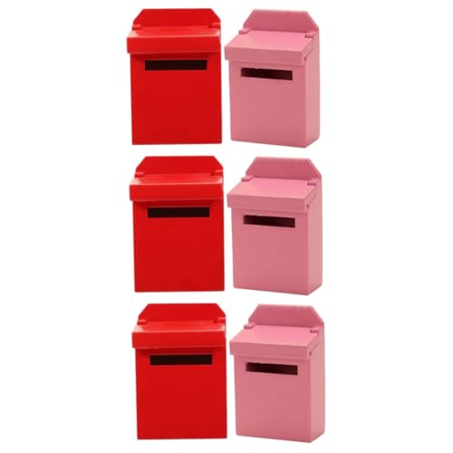 SHINEOFI 3 Sätze Lustige Gartendeko Mini -hausdekoration Häuser Miniaturen Möbel Winzige Hausdekoration Mini-postfächer Mini-briefkasten Hölzern 2 Stücke * 3 SHINEOFI 3 Sätze Lustige Gartendeko Mini -hausdekoration Häuser Miniaturen Möbel Winzige Hausdekoration Mini-postfächer Mini-briefkasten Hölzern 2 Stücke * 3 von SHINEOFI