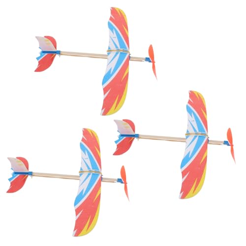 SHINEOFI Selbstgemacht Flugzeug Modell 3 Stück im Vogeldesign Gummiband Lernspielzeug für Kinder Tragbar und Leicht für Eltern Kind Interaktion SHINEOFI Selbstgemacht Flugzeug Modell 3 Stück im Vogeldesign Gummiband Lernspielzeug für Kinder Tragbar und Leicht für Eltern Kind Interaktion von SHINEOFI