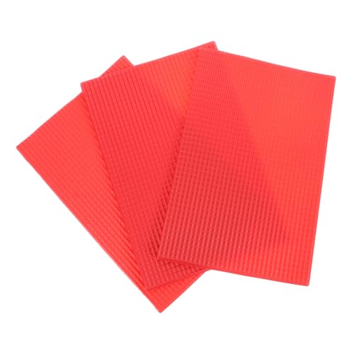 SHINEOFI 3 Stück Teiliges Rote PVC Dachziegel Modell Realistische Micro Landscape Dekoration Langlebige DIY Dachziegel für Sandtisch Garten und Miniaturbau SHINEOFI 3 Stück Teiliges Rote PVC Dachziegel Modell Realistische Micro Landscape Dekoration Langlebige DIY Dachziegel für Sandtisch Garten und Miniaturbau von SHINEOFI