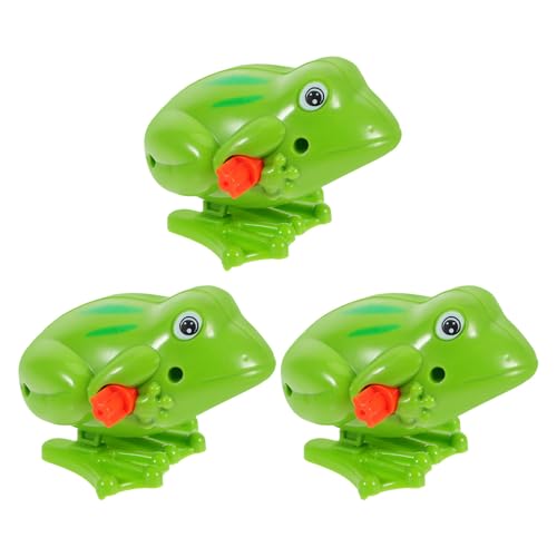 SHINEOFI 3-teiliges Aufzieh-froschspielzeug, Federfrösche aus Kunststoff mit Uhrwerk für Kinder, Lustiges Und Interaktives Spielzeug für Kinder SHINEOFI 3-teiliges Aufzieh-froschspielzeug, Federfrösche aus Kunststoff mit Uhrwerk für Kinder, Lustiges Und Interaktives Spielzeug für Kinder von SHINEOFI