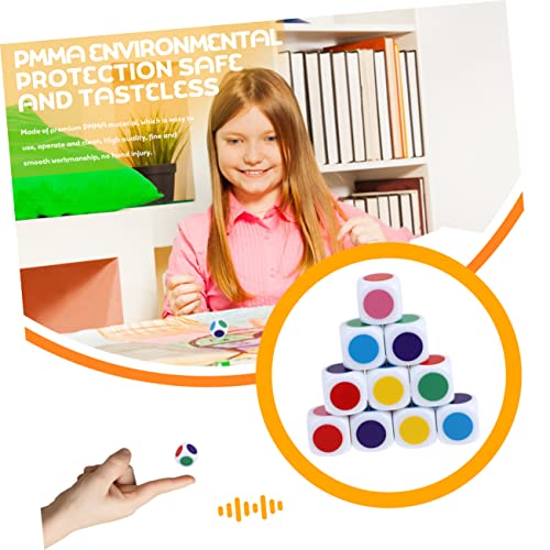 SHINEOFI 30 Stück Teiliges Bunte Lernwürfel Acryl Farbwürfel für Interaktive Lehrwürfel Schulmaterial Farben Erkennen und Zahlen Lernen SHINEOFI 30 Stück Teiliges Bunte Lernwürfel Acryl Farbwürfel für Interaktive Lehrwürfel Schulmaterial Farben Erkennen und Zahlen Lernen von SHINEOFI