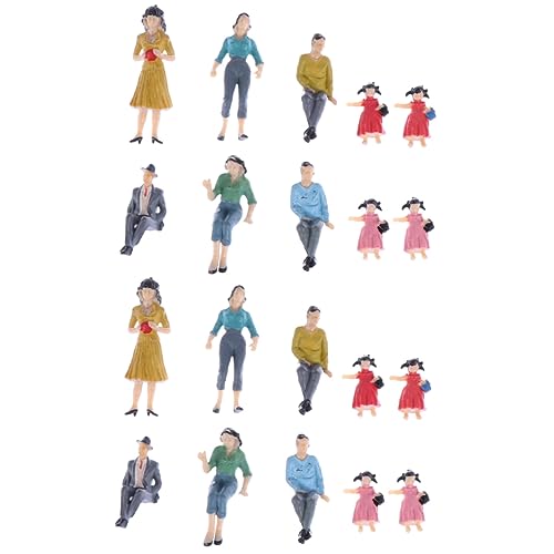 30St vorbildlicher Mann Plastikfiguren Modellbau Figuren 1 25 Miniaturfiguren Miniaturen Tiny Menschen Modelle Layout-Requisiten Baufiguren Modell Grundeigentum Marionette Plastik. von SHINEOFI