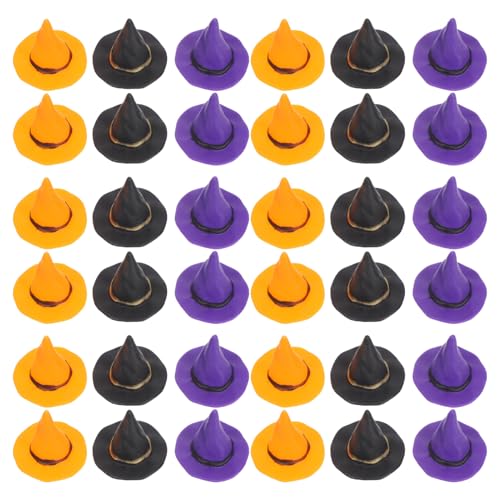 SHINEOFI 36 Stück Teiliges Hexenhut aus Leichtem Kunststoff Bunte Kleine Hexenhüte für Halloween Dekoration Diy Zubehör für Puppenhäuser Kunstprojekte und Partygestaltung SHINEOFI 36 Stück Teiliges Hexenhut aus Leichtem Kunststoff Bunte Kleine Hexenhüte für Halloween Dekoration Diy Zubehör für Puppenhäuser Kunstprojekte und Partygestaltung von SHINEOFI