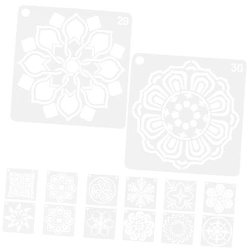 SHINEOFI Mandala-malschablonen-Set 36-teilig Wiederverwendbare Wandmalvorlagen Schablonen Für Dekorative Wandkunst SHINEOFI Mandala-malschablonen-Set 36-teilig Wiederverwendbare Wandmalvorlagen Schablonen Für Dekorative Wandkunst von SHINEOFI