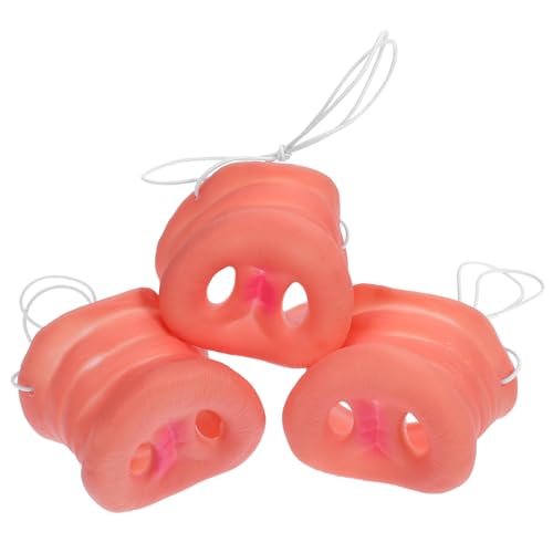 SHINEOFI 3 Stück Schweinenase Masken für Kinder und Erwachsene Verstellbare Kostümnase Sicherem Material Lustige Requisite für Halloween und Cosplay Tragbare Tiernase für Partys SHINEOFI 3 Stück Schweinenase Masken für Kinder und Erwachsene Verstellbare Kostümnase Sicherem Material Lustige Requisite für Halloween und Cosplay Tragbare Tiernase für Partys von SHINEOFI