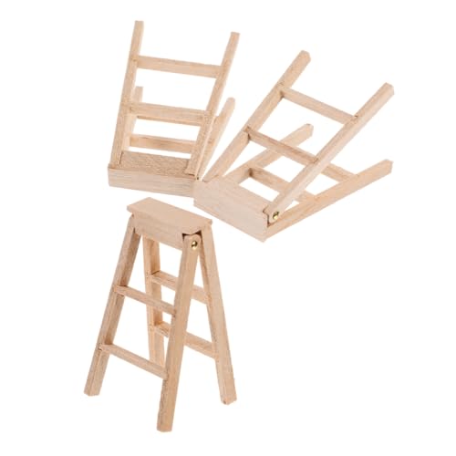 SHINEOFI 3st Fischgrätenleitermodell Feengartenleiter Miniatur-heimleiter Puppenhausmöbel Miniaturleiter Miniaturmöbel Möbel Im Maßstab 1:12 Mikro-landschaftsstütze Beige Holz SHINEOFI 3st Fischgrätenleitermodell Feengartenleiter Miniatur-heimleiter Puppenhausmöbel Miniaturleiter Miniaturmöbel Möbel Im Maßstab 1:12 Mikro-landschaftsstütze Beige Holz von SHINEOFI