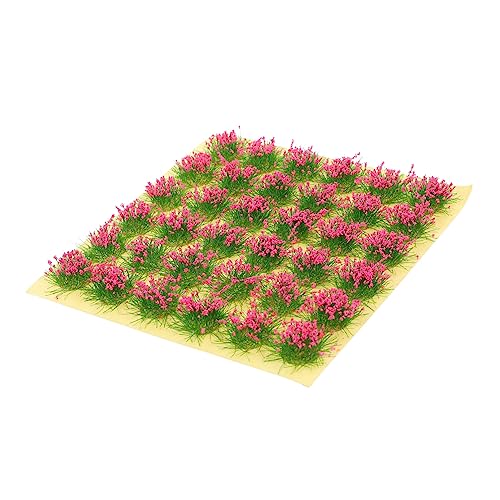 SHINEOFI 4 Blätter Graskorn Miniatur-Landschaftsdekor Blumengrasbüschel Modelle Pflanzendekor Kunststoff-Gras-Cluster Statisches Grasbüschelmodell Sandkasten schmücken Requisiten Plastik von SHINEOFI