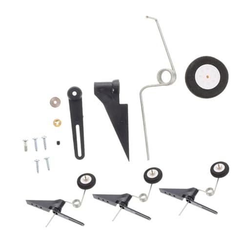 SHINEOFI 4 Stück Tail Wheel Undercarriage für Modellflugzeuge Stabile Landung Einfache Montage Kompatibel mit Kleinen Outdoor-rc-flugzeugen von SHINEOFI