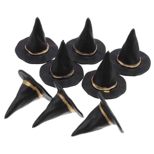 SHINEOFI 40 Stück Miniature Hexenhüte Schwarze Kunststoff Hüte für Halloween Dekorationen für Puppenhäuser Bastelprojekte und Partybedarf für Rollenspiele und Kreative DIY Ideen SHINEOFI 40 Stück Miniature Hexenhüte Schwarze Kunststoff Hüte für Halloween Dekorationen für Puppenhäuser Bastelprojekte und Partybedarf für Rollenspiele und Kreative DIY Ideen von SHINEOFI