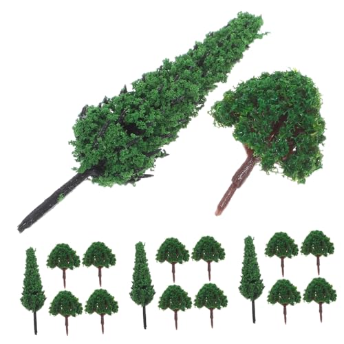 SHINEOFI 40 Stück Teiliges Modellbau Bäume Kleine Kunststoffbäume für Diorama Miniatur Landschaftsbau Bonsai Dekoration für Modelleisenbahn und Puppenhaus Realistische Landschaftsbäume SHINEOFI 40 Stück Teiliges Modellbau Bäume Kleine Kunststoffbäume für Diorama Miniatur Landschaftsbau Bonsai Dekoration für Modelleisenbahn und Puppenhaus Realistische Landschaftsbäume von SHINEOFI