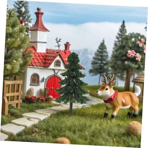 SHINEOFI 40 Stück Teiliges Modellbaum Stabilem Kunststoff Farbecht und Verschleißfest Vielseitige Miniaturbäume für Modellbau Diorama Eisenbahn Landschaft und Mikro Szenerien von SHINEOFI