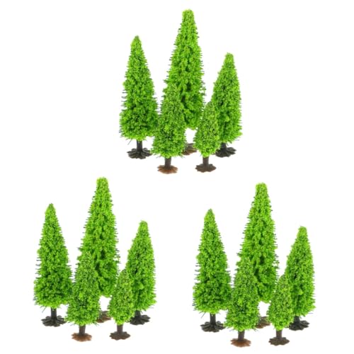 SHINEOFI 45 STK kleines Baumlandschaftsmodell Artificial Tree plastikbaum SIM Minibäume Papageienfutter Modelle Pflanzendekor künstliches Baummodell künstlicher Baum Anlage Bahn Sisalbaum von SHINEOFI