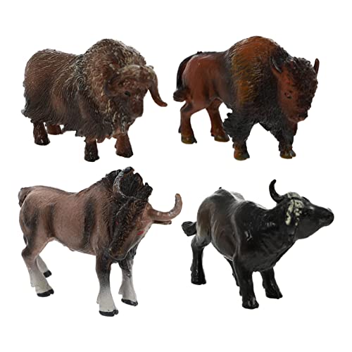 SHINEOFI 4Pcs Realistic Farm Cow Model Toy Miniature Cattle Figurines Set Plastic Cownimal Figurines for Kids Party Favors Preschool Educational Learn Cognitive Toys Home Desktop SHINEOFI 4Pcs Realistic Farm Cow Model Toy Miniature Cattle Figurines Set Plastic Cownimal Figurines for Kids Party Favors Preschool Educational Learn Cognitive Toys Home Desktop von SHINEOFI