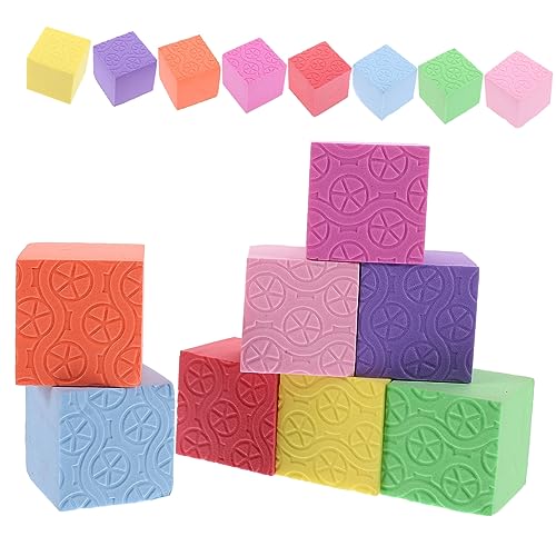 SHINEOFI 5 Sätze Lernwerkzeuge Für Die Festkörpergeometrie Bausteine ​​ Lernblock Würfelblöcke Kleine Blöcke Zählblöcke Schaumstoff 40 Stück * 5 von SHINEOFI