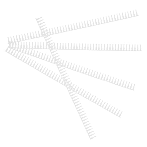 SHINEOFI 5 Stück Miniatur Gartenzaun Robuste Modellbau Railing Materialien für DIY Architektur Realistische Mikro Landschaft Zaun für Puppenhaus und Bastelprojekte von SHINEOFI