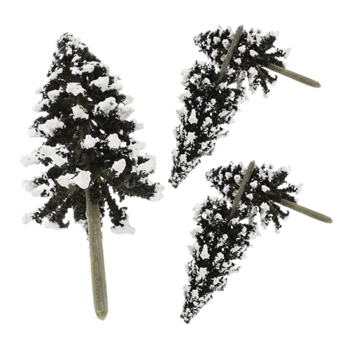SHINEOFI 5 Stück Miniatur Zedernbaum Zedernbaum Gebäudemodell Modell Zedernbaum Zedernbaum Verzierung Künstlicher Zedernbaum Miniatur Zedernbäume Zum Basteln von SHINEOFI