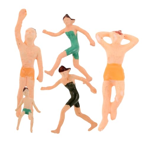SHINEOFI 5 Stück Miniaturfiguren Farbige Menschen Badeanzügen für Dioramen und Mikrolandschaften Detailreiche Miniaturfiguren für Kreative Dekoration und Bastelprojekte SHINEOFI 5 Stück Miniaturfiguren Farbige Menschen Badeanzügen für Dioramen und Mikrolandschaften Detailreiche Miniaturfiguren für Kreative Dekoration und Bastelprojekte von SHINEOFI