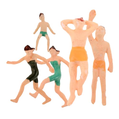 SHINEOFI 5 Stück Teiliges Bunter Miniatur Figuren im Badeanzug Realistische Menschenmodelle für Diorama Architekturmodellbau Vielseitige Strand Mikrolandschaft Langlebige Miniaturen SHINEOFI 5 Stück Teiliges Bunter Miniatur Figuren im Badeanzug Realistische Menschenmodelle für Diorama Architekturmodellbau Vielseitige Strand Mikrolandschaft Langlebige Miniaturen von SHINEOFI