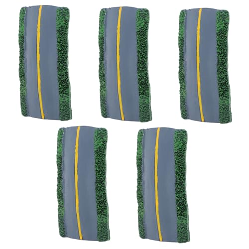 SHINEOFI 5 Stück Teiliges Miniatur Straßenmodell aus Langlebigem Resin Realistisches Diorama für Bahn Landschaften Vielseitig Kompatibel mit Modellbahnen für Kreative Garten und Sandtisch SHINEOFI 5 Stück Teiliges Miniatur Straßenmodell aus Langlebigem Resin Realistisches Diorama für Bahn Landschaften Vielseitig Kompatibel mit Modellbahnen für Kreative Garten und Sandtisch von SHINEOFI