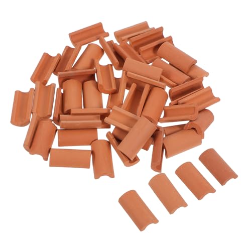 SHINEOFI 50 Stück Dachziegel Modellbau Set Miniaturziegel Dachziegel Puppenhaus Dachziegel Gefälschte Ziegel Modelllandschaft Zubehör Für DIY Küche Garten Diorama Dacheindeckung SHINEOFI 50 Stück Dachziegel Modellbau Set Miniaturziegel Dachziegel Puppenhaus Dachziegel Gefälschte Ziegel Modelllandschaft Zubehör Für DIY Küche Garten Diorama Dacheindeckung von SHINEOFI