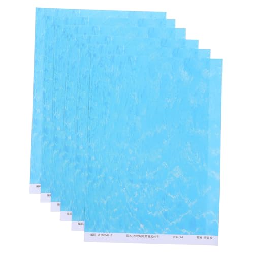 SHINEOFI 6 Stück Wasserwellen Sticker Realistische Wasseroberfläche Aufkleber für Miniatur Landschaften DIY Wasserlandschaft See Fluss Pool Modellgestaltung von SHINEOFI