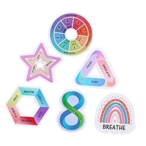 SHINEOFI 6St Sensorische Aufkleber Cool Aufkleber für den Einzelhandel zappeln Laptop-Aufkleber klebesticker Stickers Aufkleber Dekompressionsaufkleber farbige Klebeaufkleber Peva-Film SHINEOFI 6St Sensorische Aufkleber Cool Aufkleber für den Einzelhandel zappeln Laptop-Aufkleber klebesticker Stickers Aufkleber Dekompressionsaufkleber farbige Klebeaufkleber Peva-Film von SHINEOFI