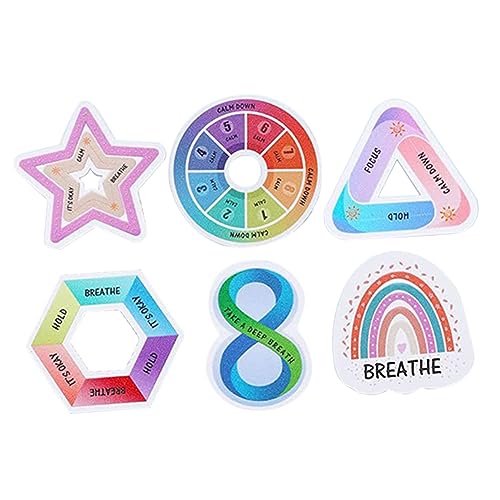 SHINEOFI 6St Sensorische Aufkleber Sticker Aufkleber DIY Aufkleber wiederverwendbar sensorisches für Atemberuhigende Aufkleber Ruhige Aufkleber für unruhige Menschen PVC SHINEOFI 6St Sensorische Aufkleber Sticker Aufkleber DIY Aufkleber wiederverwendbar sensorisches für Atemberuhigende Aufkleber Ruhige Aufkleber für unruhige Menschen PVC von SHINEOFI
