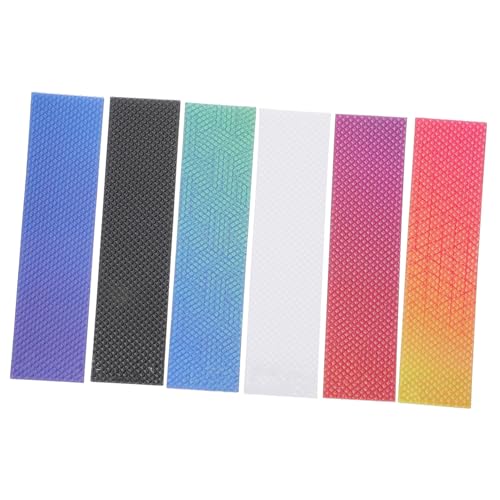 SHINEOFI 6Stücke Farbige Papierstreifen zur Stressbewältigung Teiliges für Erwachsene zur Reduzierung von Angstzuständen Vielseitig Einsetzbar als Sensorische Aufkleber für Desktop von SHINEOFI