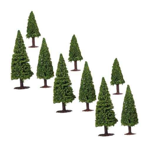 SHINEOFI 9 Stück Teiliges Miniaturbäume und Modellbäume für Realistisch Gestaltete Mini Pflanzen für DIY Diorama Architektur und Bahnanlagen Kompakte für Kreative Bastelprojekte von SHINEOFI