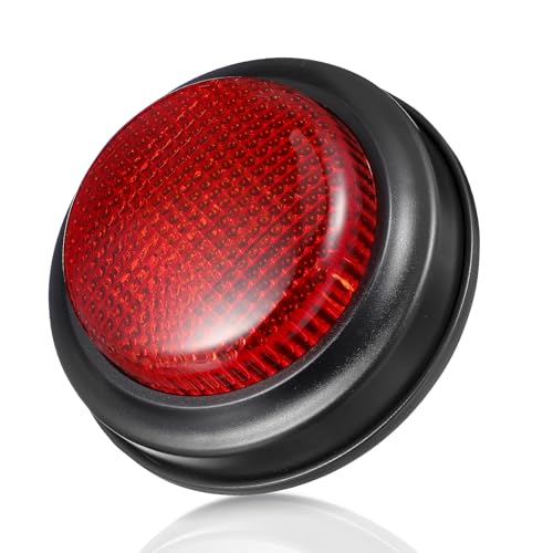 SHINEOFI Alarmknopf-Requisite, Licht- Und Ton-partyspiel für Quiz, Wettbewerbe, Dekorationen, Rot von SHINEOFI