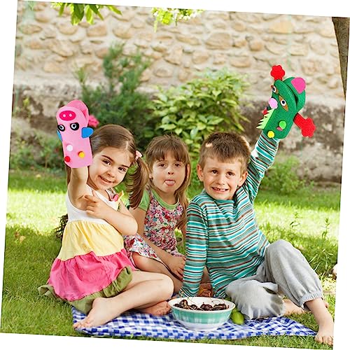 SHINEOFI DIY Handpuppen Set aus Filz Bastelset für Handgefertigte Handpuppen Materialien für Jungen und Mädchen Fördert Eltern Junge Mädchen Interaktion SHINEOFI DIY Handpuppen Set aus Filz Bastelset für Handgefertigte Handpuppen Materialien für Jungen und Mädchen Fördert Eltern Junge Mädchen Interaktion von SHINEOFI