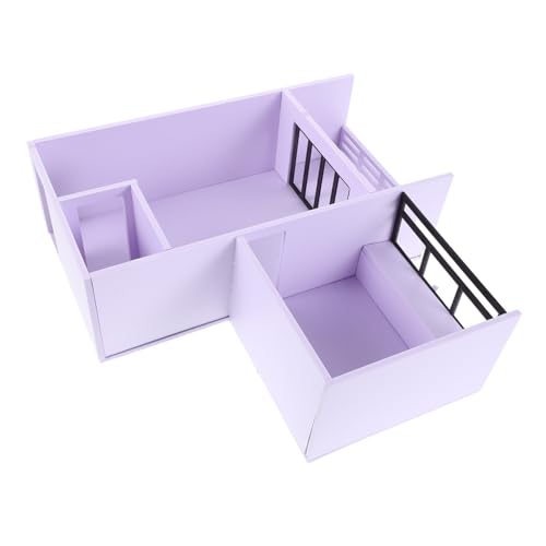 SHINEOFI DIY Miniatur Apartment Modellbausatz Maßstab Unfertiges Architekturmodell Bausatz Präzise Wohnungslayouts Handgefertigt Lernspiel für Architektur und Familien von SHINEOFI