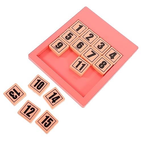 SHINEOFI Digitale Huarong-Straße Puzzle kinderpuzzle rätsel logikspiele gehirnjogging zur Intelligenzentwicklung Gehirnspielzeug Puzzle- Plastik Rosa von SHINEOFI