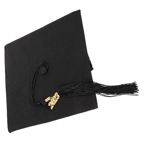 SHINEOFI Doktorhut Abschlussmütze mit Quaste Leichter Graduation Hat für Erwachsene Eleganter Bachelor Hut als Fotorequisite und Partyaccessoire für Hochschulabschlussfeier SHINEOFI Doktorhut Abschlussmütze mit Quaste Leichter Graduation Hat für Erwachsene Eleganter Bachelor Hut als Fotorequisite und Partyaccessoire für Hochschulabschlussfeier von SHINEOFI