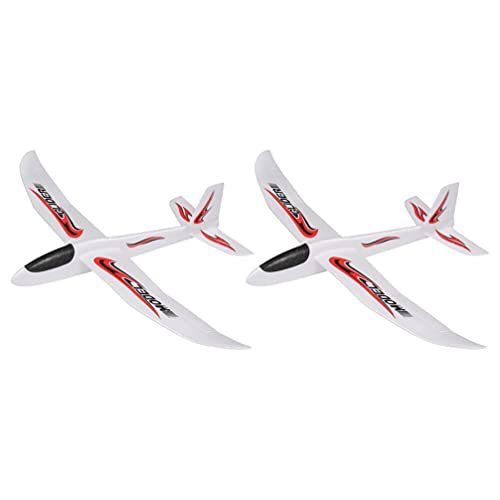 SHINEOFI Flugzeugspielzeug 2 Stück 99 cm Schaumstoff-Segelflugzeug Für Kinder Wurf-Segelflugzeug Outdoor-Spielzeugflugzeuge Für Jungen Und Mädchen Zum Spielen Im Freien SHINEOFI Flugzeugspielzeug 2 Stück 99 cm Schaumstoff-Segelflugzeug Für Kinder Wurf-Segelflugzeug Outdoor-Spielzeugflugzeuge Für Jungen Und Mädchen Zum Spielen Im Freien von SHINEOFI