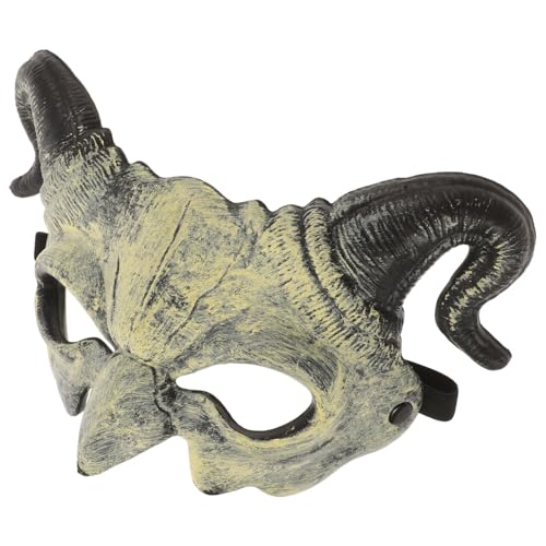 SHINEOFI Halbgesichts-Teufelsmaske Gruselige Halloween-Geistermaske Horror-Kostümparty-Requisiten SHINEOFI Halbgesichts-Teufelsmaske Gruselige Halloween-Geistermaske Horror-Kostümparty-Requisiten von SHINEOFI