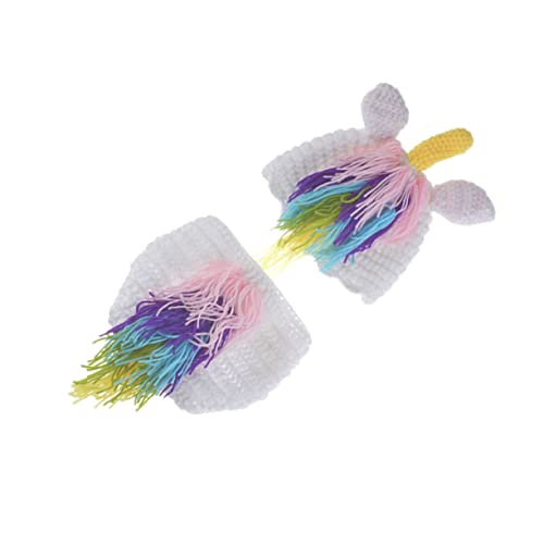SHINEOFI Handgestricktes Babyfotografie Kostüm Einhorn aus Weicher Wolle mit Elastischer Mütze für Jungen und Mädchen Rosa Babyanzug als Perfektes Foto Requisit Tage Shooting SHINEOFI Handgestricktes Babyfotografie Kostüm Einhorn aus Weicher Wolle mit Elastischer Mütze für Jungen und Mädchen Rosa Babyanzug als Perfektes Foto Requisit Tage Shooting von SHINEOFI