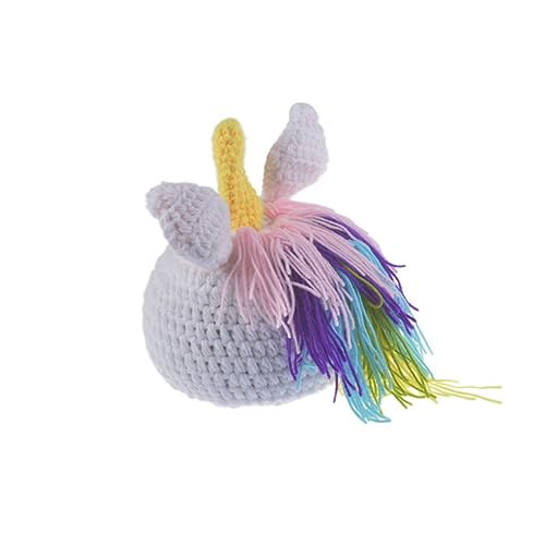 SHINEOFI Handgestricktes Babyfotografie Outfit Einhorn Kostümset aus Weicher Wolle Dehnbarer Mütze für Jungen und Mädchen Perfektes Foto Requisit Tage Fest SHINEOFI Handgestricktes Babyfotografie Outfit Einhorn Kostümset aus Weicher Wolle Dehnbarer Mütze für Jungen und Mädchen Perfektes Foto Requisit Tage Fest von SHINEOFI