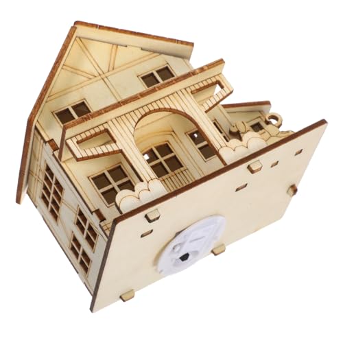 SHINEOFI Holzpuzzle Bausatz Holzhaus Modell mit LED Beleuchtung DIY Architektonisches Gartenhaus Bastelset aus Naturholz für Erwachsene als Dekoration und Lernspielzeug SHINEOFI Holzpuzzle Bausatz Holzhaus Modell mit LED Beleuchtung DIY Architektonisches Gartenhaus Bastelset aus Naturholz für Erwachsene als Dekoration und Lernspielzeug von SHINEOFI