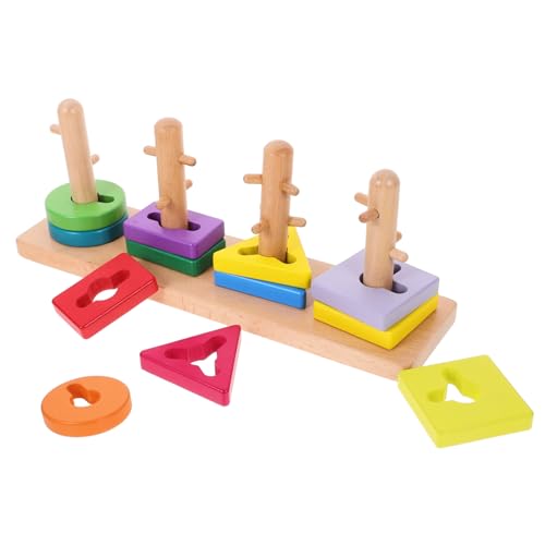 SHINEOFI Holzspielzeug Geometrische Formen Lernspielzeug für Kleinkinder Teiliges Robustes Beech Holz Set Fördert Logisches Kreativität und Farberkennung Sicher und Langlebig SHINEOFI Holzspielzeug Geometrische Formen Lernspielzeug für Kleinkinder Teiliges Robustes Beech Holz Set Fördert Logisches Kreativität und Farberkennung Sicher und Langlebig von SHINEOFI