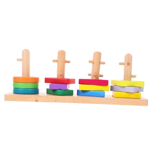 SHINEOFI Holzspielzeug Geometrische Formen Set Teilig Lernspielzeug Fördert Logisches Hand Koordination Robust und Sicher Pädagogisch Gestaltet für Kreatives Bauen SHINEOFI Holzspielzeug Geometrische Formen Set Teilig Lernspielzeug Fördert Logisches Hand Koordination Robust und Sicher Pädagogisch Gestaltet für Kreatives Bauen von SHINEOFI