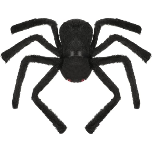 SHINEOFI Kleine Halloween-Plüschspinne Schwarzes Realistisches Spinnen-Plüschtier Gruseliges Spukhaus-Requisit Halloween-Party-Dekoration Für Drinnen Und Draußen 7 87 Zoll SHINEOFI Kleine Halloween-Plüschspinne Schwarzes Realistisches Spinnen-Plüschtier Gruseliges Spukhaus-Requisit Halloween-Party-Dekoration Für Drinnen Und Draußen 7 87 Zoll von SHINEOFI