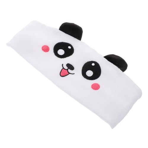 SHINEOFI Kopftuch mit -Musik Panda-Stirnband Gesichtswaschstirnband Tierstirnbänder zum Waschen des Gesichts Panda Ohren Stirnband Panda-Stirnbänder Polyester von SHINEOFI