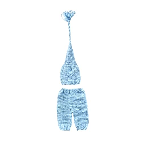 SHINEOFI Lange Quastenmütze für Handgemachtes Gestricktes Kostüm für Neugeborene Helles Blau Monate für Babyfotografie Requisiten und Tägliches Tragen SHINEOFI Lange Quastenmütze für Handgemachtes Gestricktes Kostüm für Neugeborene Helles Blau Monate für Babyfotografie Requisiten und Tägliches Tragen von SHINEOFI