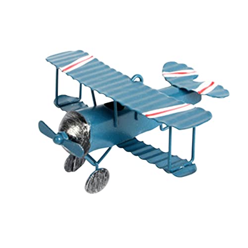 SHINEOFI Dekoratives Vintage-flugzeugmodell Aus Schmiedeeisen Flugzeuganhänger Aus Metall Retro-flugzeugdekor Aus Der Kindheit Für Zuhause von SHINEOFI