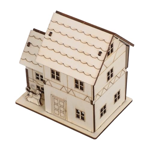 SHINEOFI Miniatur Holzhaus Bausatz LED Beleuchtet DIY Puzzle Holz Modell Bausatz für Erwachsene Stem Bauprojekt Holz Villa Assembly Kit SHINEOFI Miniatur Holzhaus Bausatz LED Beleuchtet DIY Puzzle Holz Modell Bausatz für Erwachsene Stem Bauprojekt Holz Villa Assembly Kit von SHINEOFI