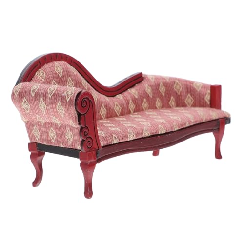 SHINEOFI Vielseitiges Miniatur-polstersofa Im Maßstab 112 Mini-Sessel Für Puppenhaustreppe Moderne Puppenhausmöbel von SHINEOFI